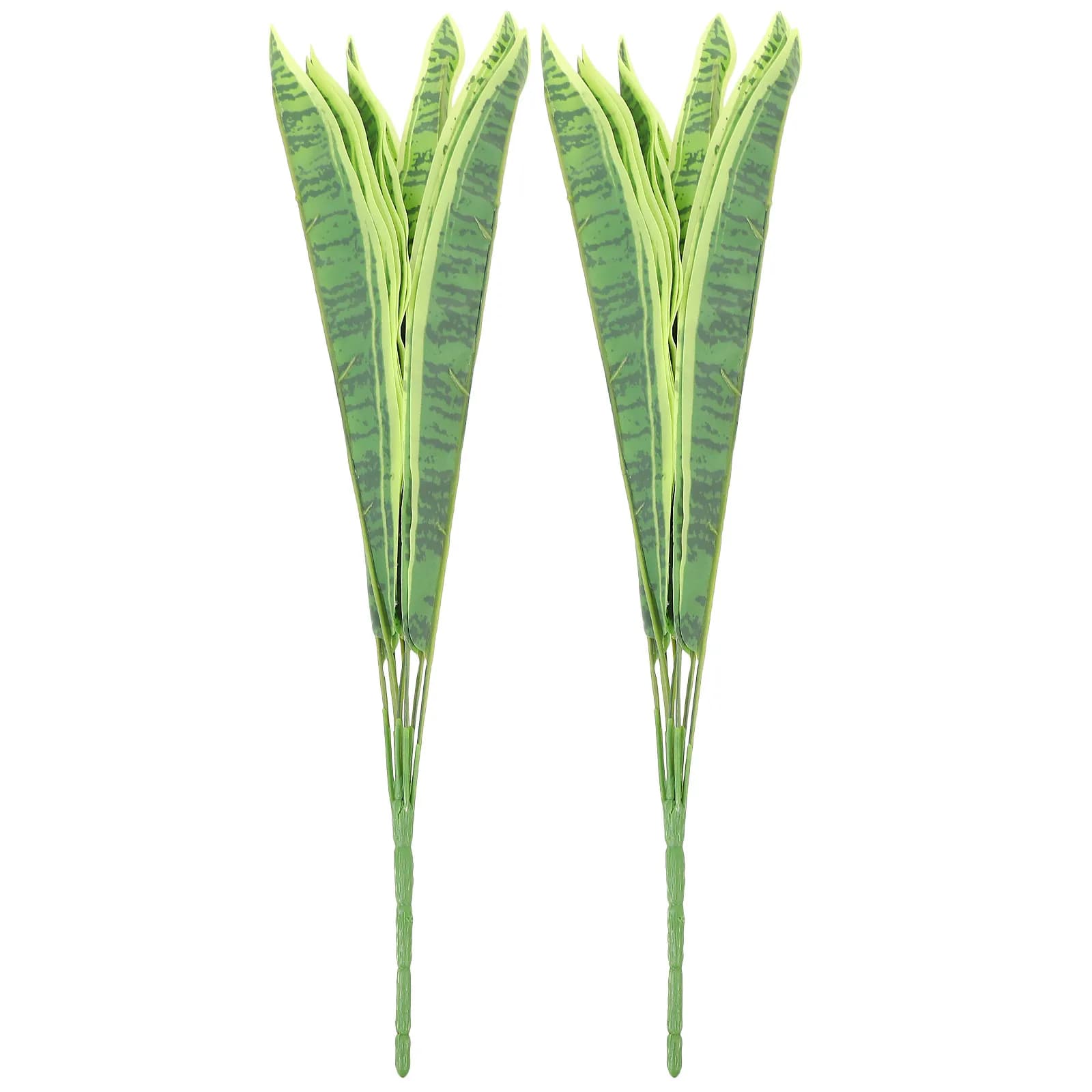 2Pcs Artificial Snake Plant Fake Sansevieria Natural Look Decoration for Home Party Wedding Office Banquet Fake Snake Plant