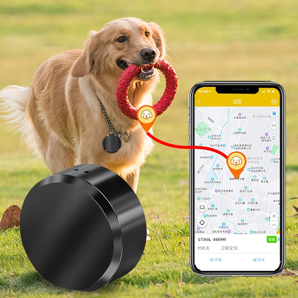 Car Vehicle Tracking Device Magnetic Pet Kids Wallet Positioning Tracker Pet Vehicle Lost Tracker Anti-Theft Tracking Device