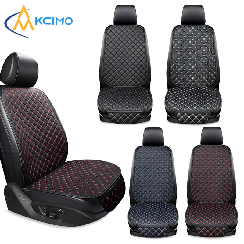 Universal Car Seat Covers Leather Pu Minimalism Car Seat Protector Car Seat cushion Car Seat Chair Car Mat Accessories
