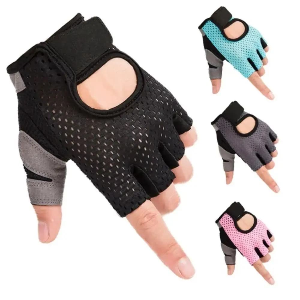 Breathable Exercise Gloves Half finger Gloves for Fitness Exercises without fingers for weight lifting Woman Man