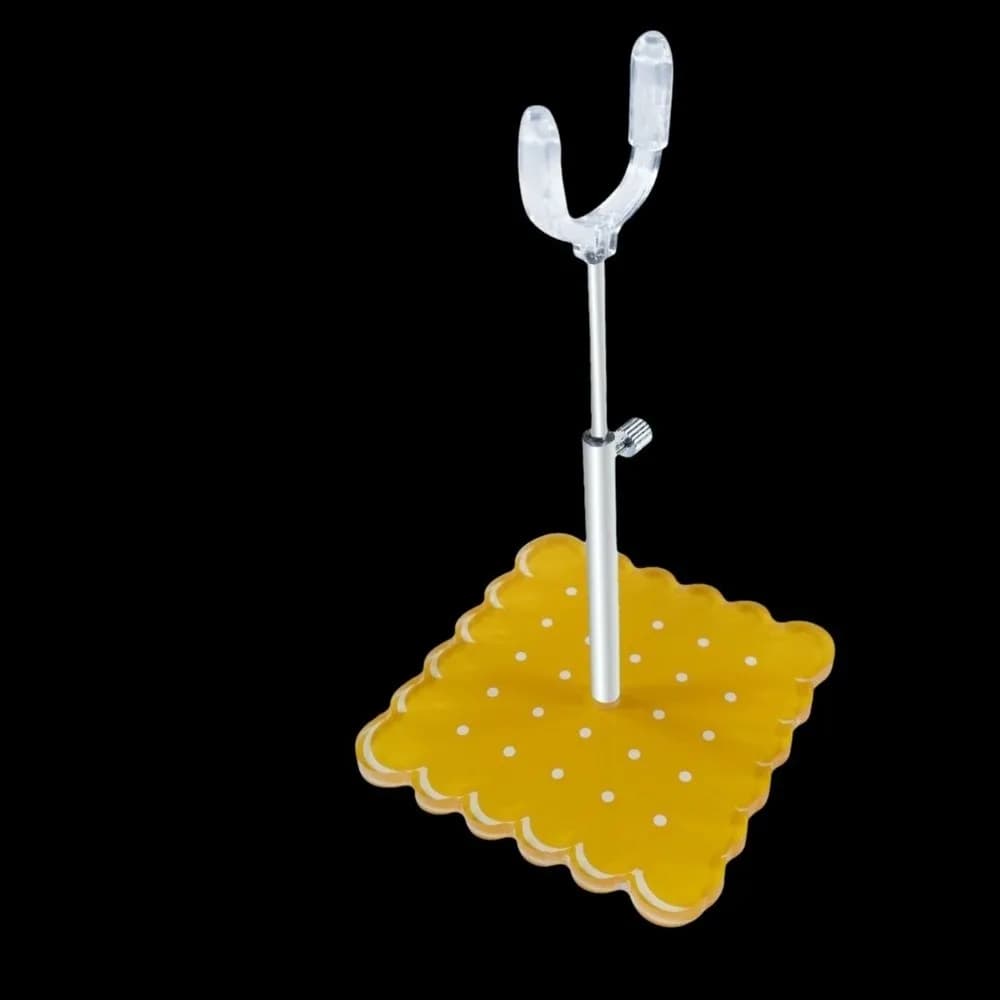 Supporto Regolabile Creativo per Bambole, Base Retrattile Sagomata, Espositore per Bambole, Porta Modelli in Plastica