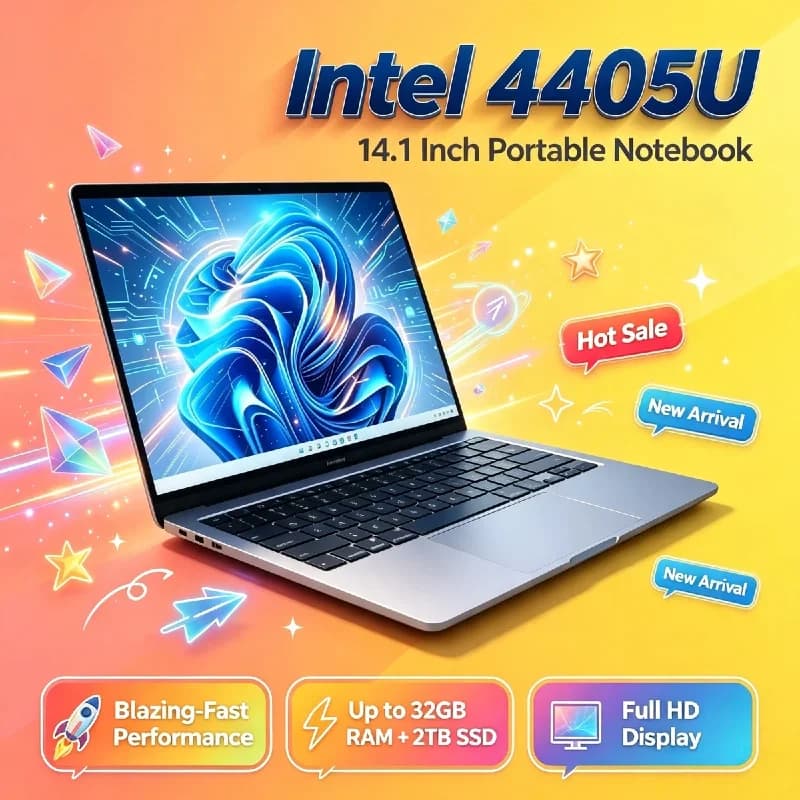 Intel Pentium 4405U 14.1 Inch Ultra Slim Gaming Laptop 2.1GHz 16GB DDR4 2TB SSD 1920x1080 Office Study Pro Max