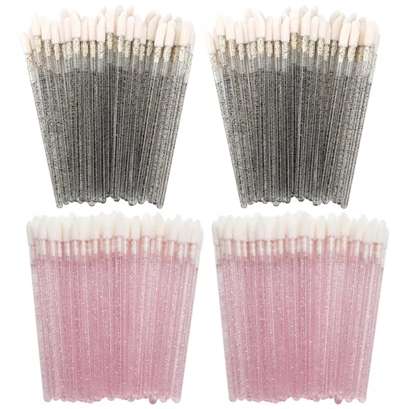 Pennelli per trucco labbra usa e getta all'ingrosso 100/300 pezzi - Bacchette applicatrici per rossetto, accessori per strumenti di bellezza per estensione ciglia