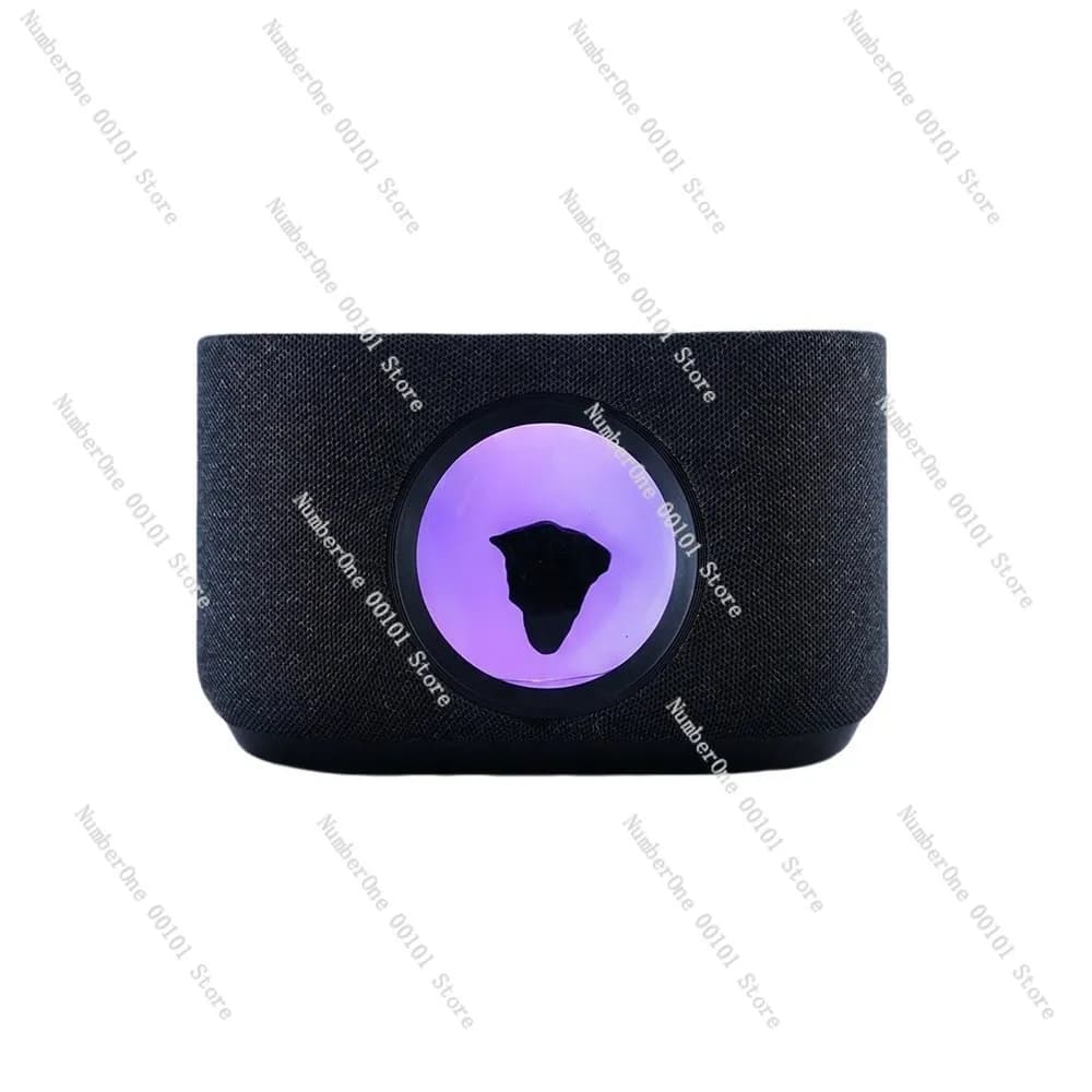 Magnetic Fluid Wireless Charging Bluetooth Speaker 3D Surround Subwoofer Desktop Gaming Audio Visualizer LED Desk Decor For PC