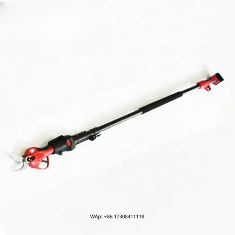 Telescopic Electric Scissors and Electric Power Supply with Extensible Auction for Fruit Trees