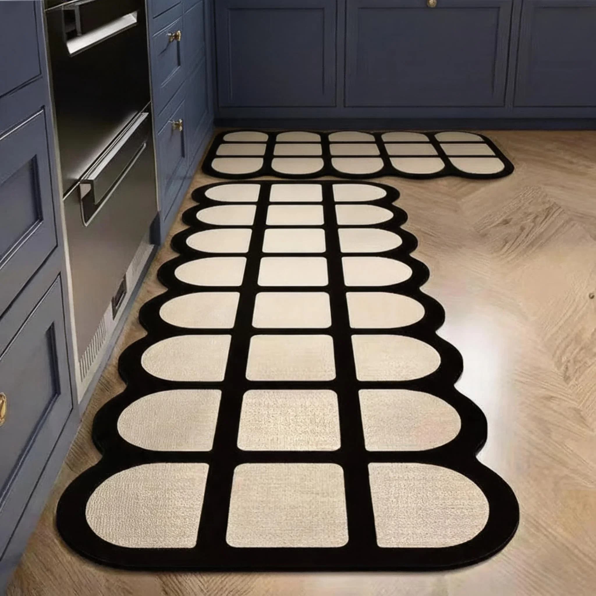 yesLong, irregularly shaped kitchen anti-slip mat diatomaceous earth absorbent mat bathroom mat toilet door