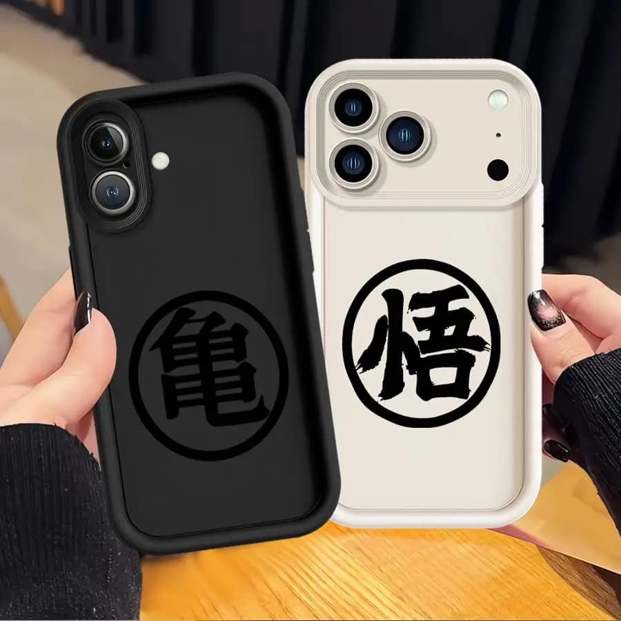 Cover per iPhone Apple 17 Pro Max 12 XS 11 15 XR 13 Mini 14 Plus Air 16e 16 con Logo D-Dragons Balls Gokus