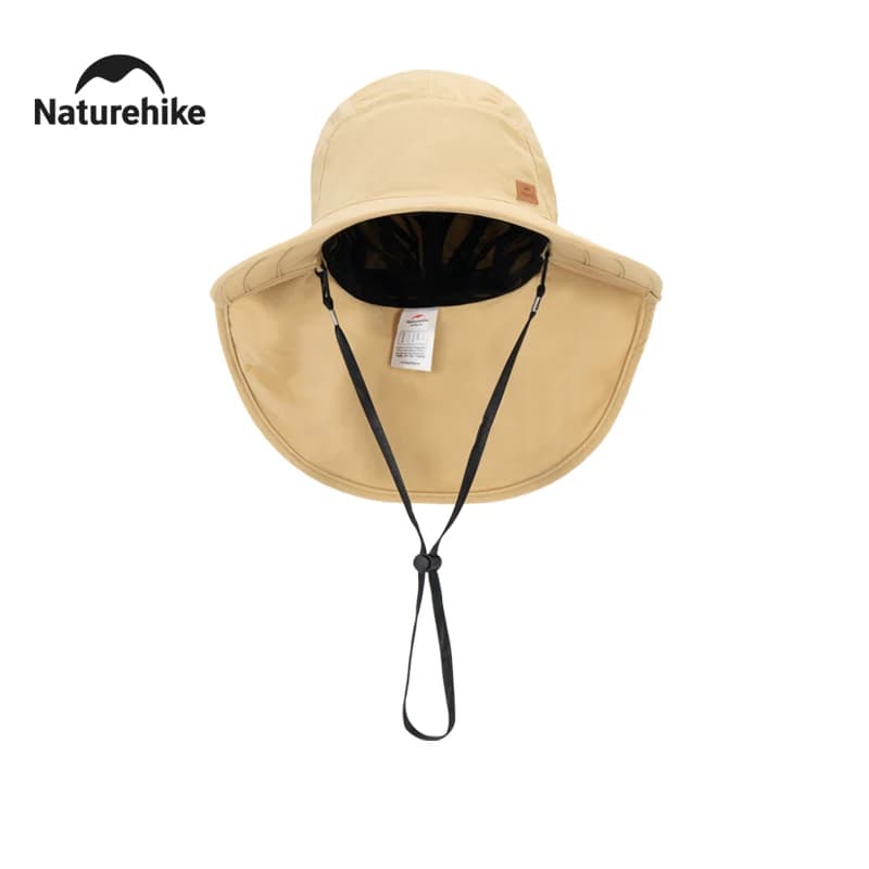 Cappelli Naturehike per donna e uomo, cappello da pescatore pieghevole con protezione solare estiva, colore nero kaki NH21FS531