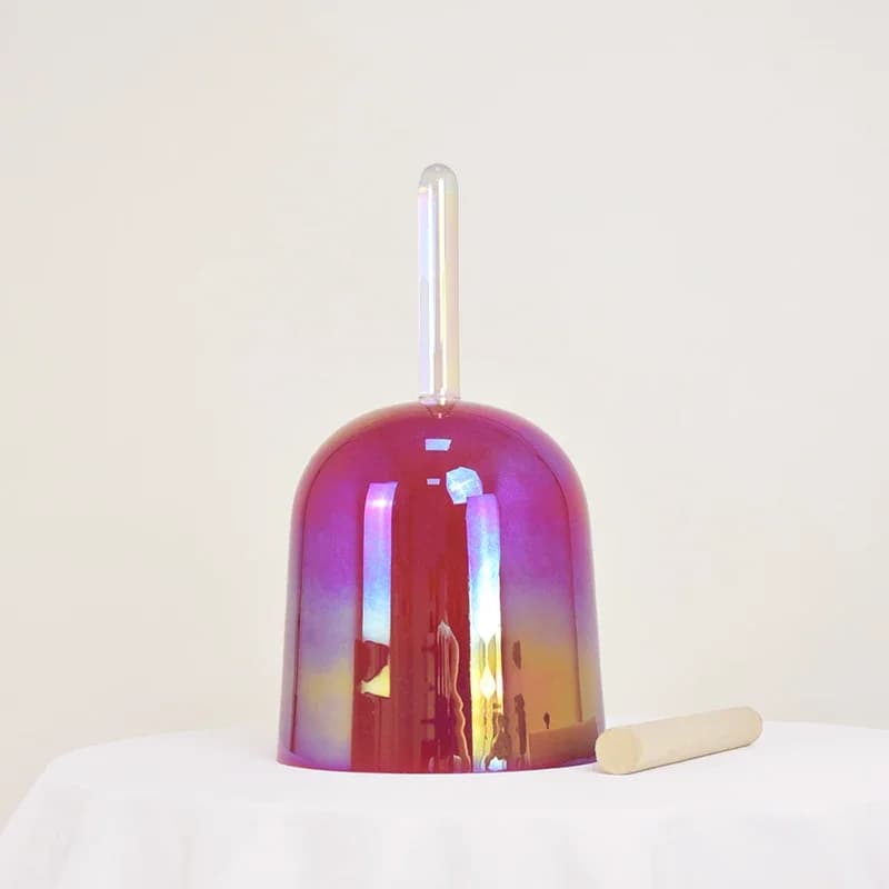 Sound Therapy Hand Handle Crystal Singing Bowls 174HZ 99.99% Pure Cuarzos Naturales Quartz Sound Healing Instruments