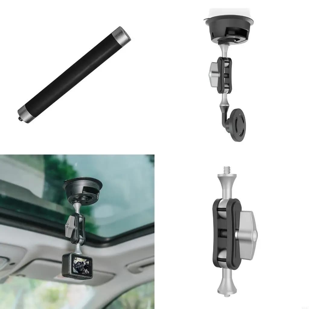 Flexible Car Dashboard Phone Holder Extendable Arm and Strong Suction Cup