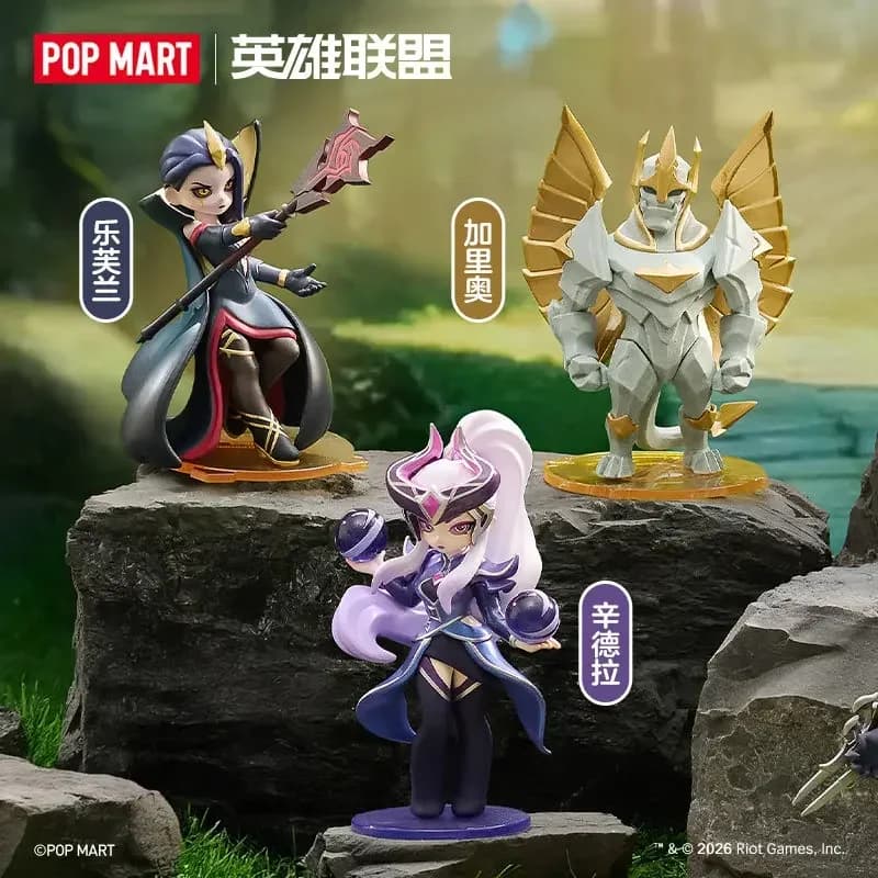 POPMART LEAGUE OF LEGENDS MIDLANE ICONS Series Blind Box Guess Bag Desktop Decoration Blind Bag Toys Anime Figure Cute Model