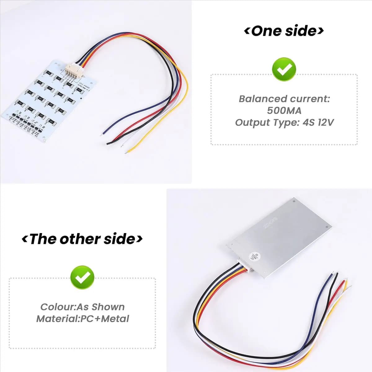 Welcome Deal~2S 3S 4S 500MA Balance Board Lithium Battery Balancer 3.65V LiFePo4 Iron Phosphate 14.6V High Power Balance Board
