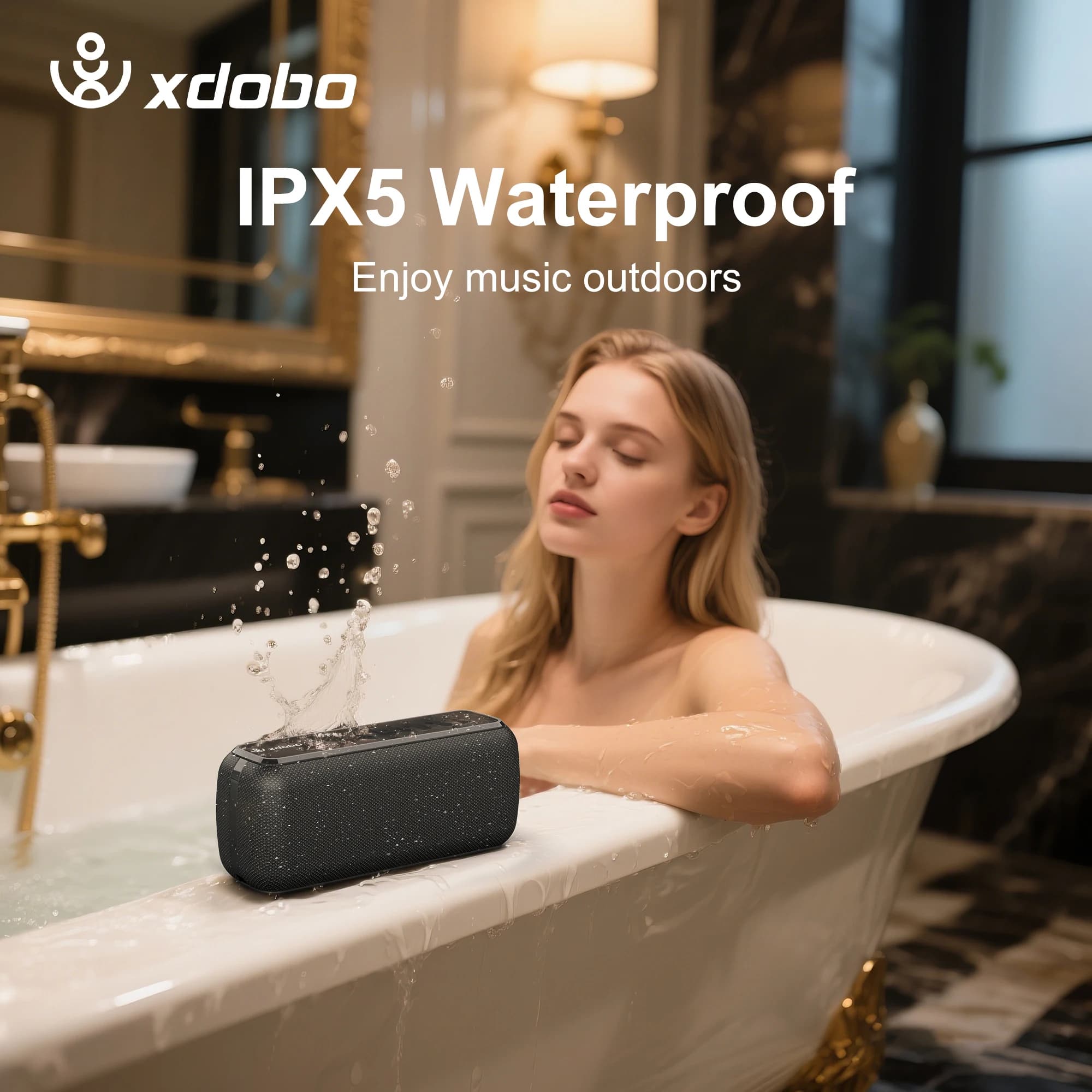 XDOBO Wireless Speaker 60W Soundbar X8 II Bassi Pesanti 6600mAh Battery Home Office Horse Riding Campsite Music Player