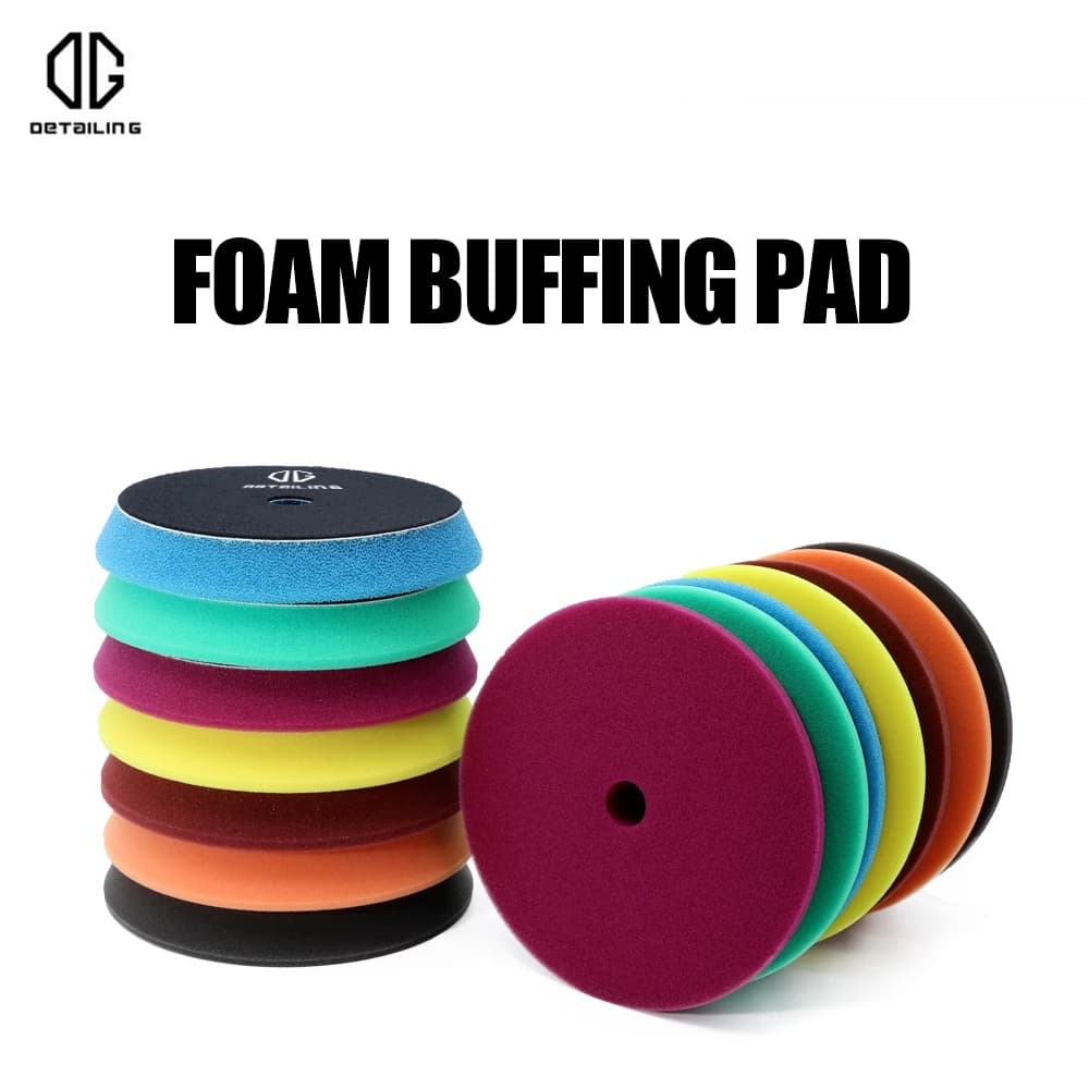 DETAILING Auto Polishing Sponges, 3, 5, 6 Inches, Abrasive discs for DA/RO polishing machine, for polishing and caring
