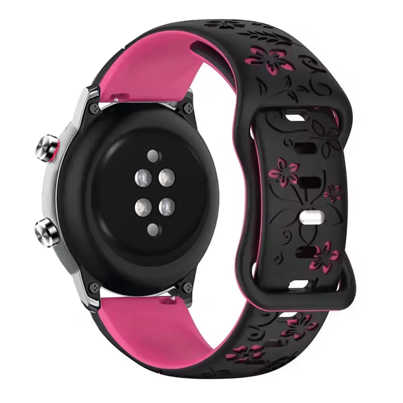 Silicone Two Tone Bands for Amazfit for GTR 2/for GTR 47mm/Cheetah/Cheetah Pro/Cheetah Round/Pace/Pop 3S Strap for Men and Women
