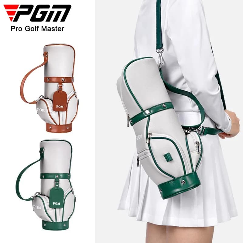 PGM Mini Golf Bag Women Crossbody Shoulder Bag Golf Ball Tee Storage Pouch Lightweight Portable Accessories Organizer