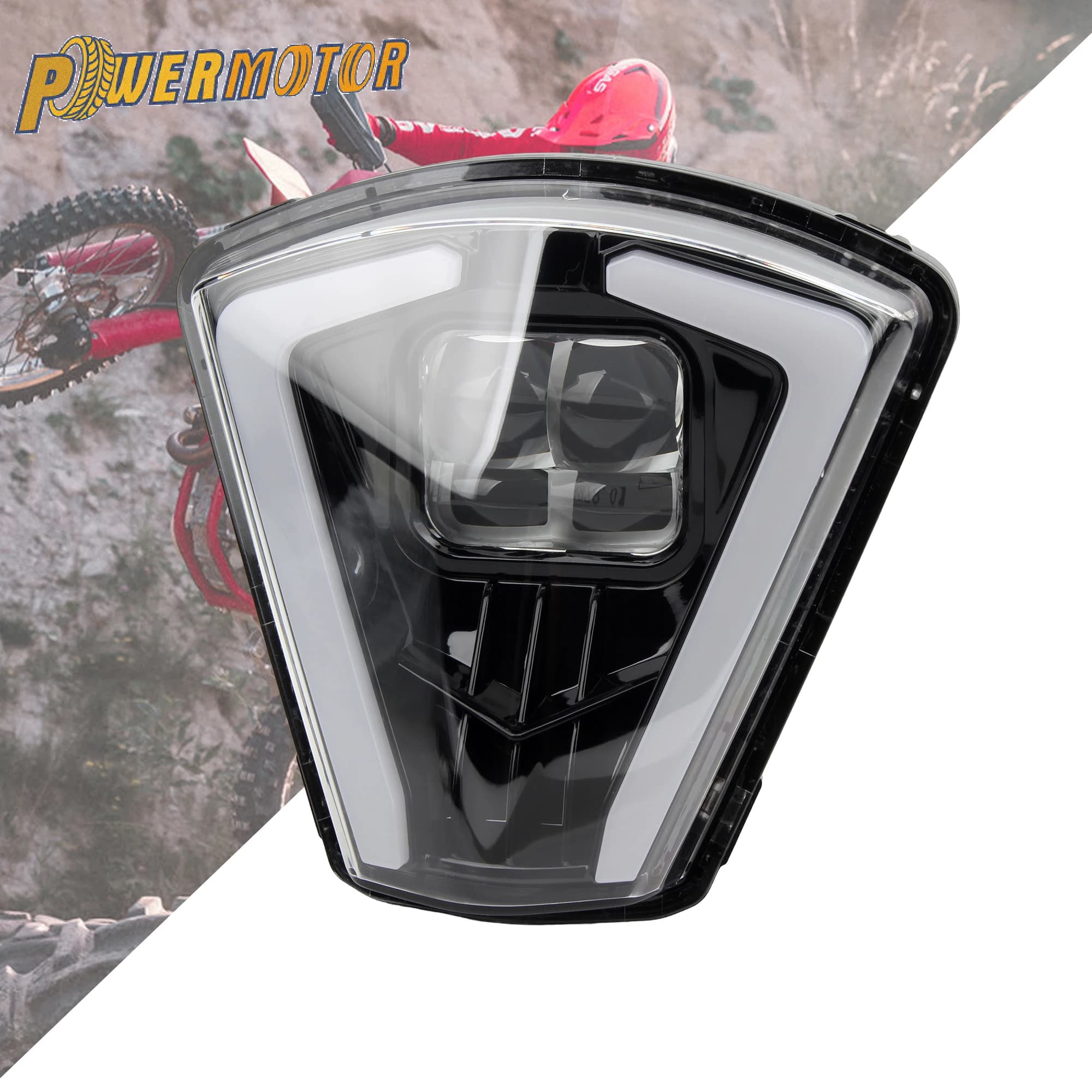 Per GASGAS 2024 2025 Faro Del Motociclo LED Wick Enduro Motocross Accessori Supermoto Dirt Bike EC EX ES MC 250 300 350 450