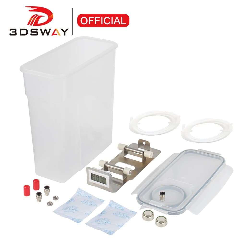 3DSWAY 3D Printing Filament Box Case Filament Storage Support Keeping Dry Filament For TPU ABS PLA Filament 3D Printer Parts