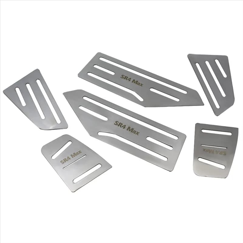 Pedale poggiapiedi per moto classico Pedale poggiapiedi in acciaio inossidabile per accessori moto VOGE Sr4max