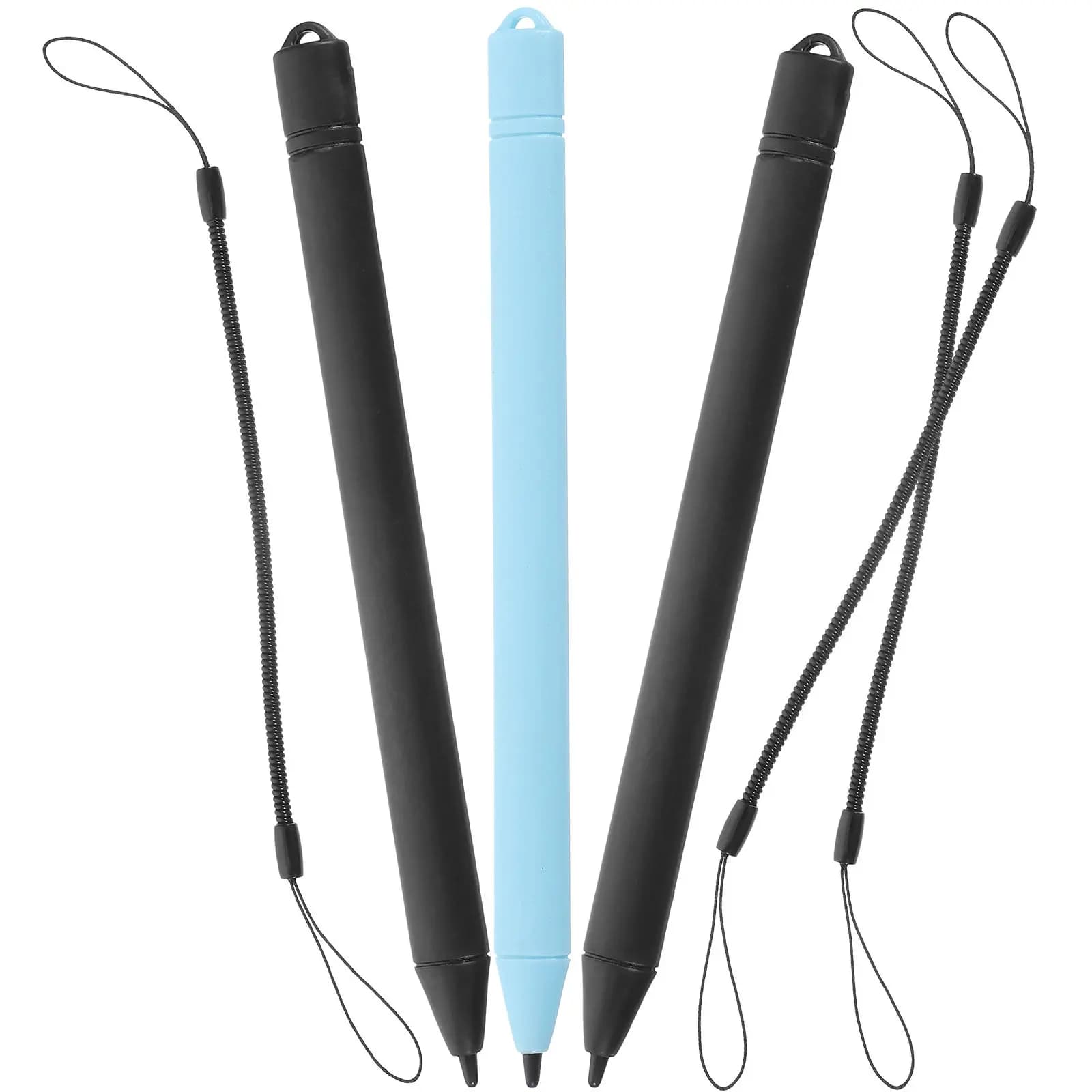 1 set di penne per tavoletta da disegno per bambini, penna per tavoletta da scrittura LCD in plastica riutilizzabile, bordi arrotondati sicuri per il gioco e l'apprendimento dei bambini