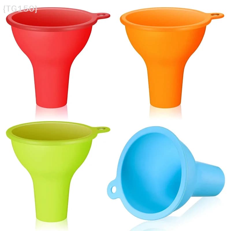 aTG150,Set of 4 wide mouth padding - Flexible instrument for condiments, sauces and preserves, ideal for pressure bottles, jars and use in the kitchen ideale WT
