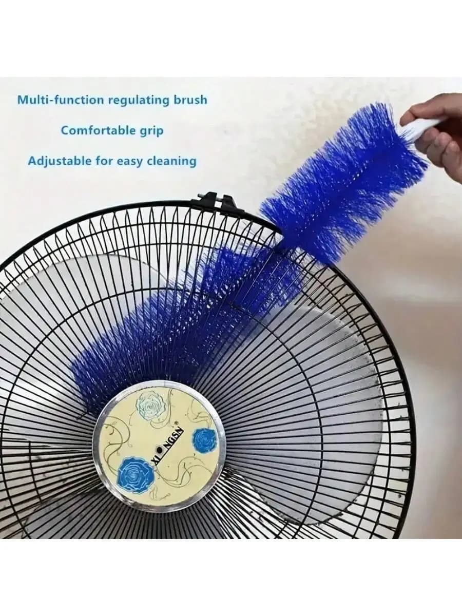 Spazzola Multifunzione per Pulizia Ventilatori, Strumento Flessibile per Rimozione Polvere per Fessure di Finestre e Persiane, Accessorio Domestico Durevole