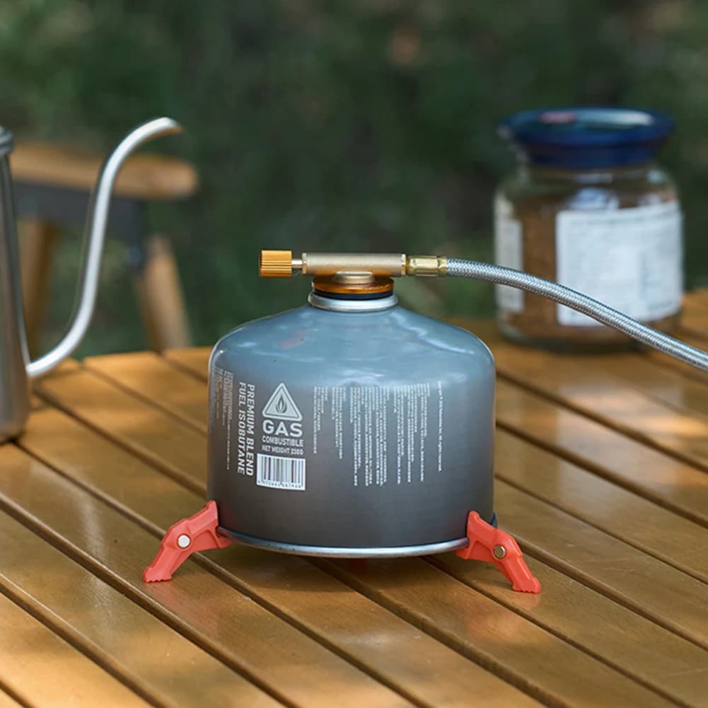 Magnetic Tripod Canister Stabilizer Multifunctional Outdoor Stove Holder Camping Stove Bottle Shelf Camping Tools
