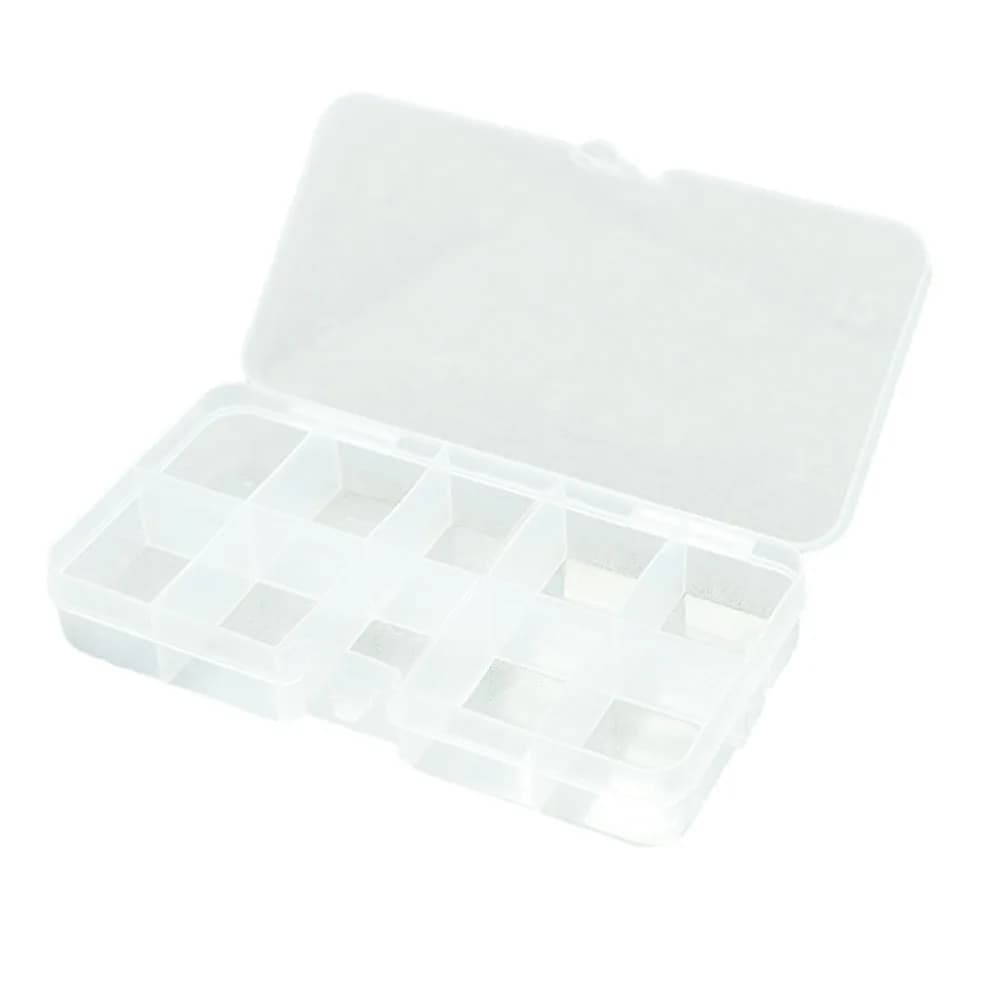 Fishing Equipment Box Transparent Fishing Box Screw Component Case Fishing Equipment Accessories