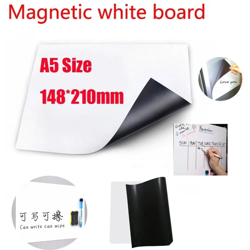 Supplies Kitchen Home Fridge Magnet A5 Size Magnetic Whiteboard Magnet Board