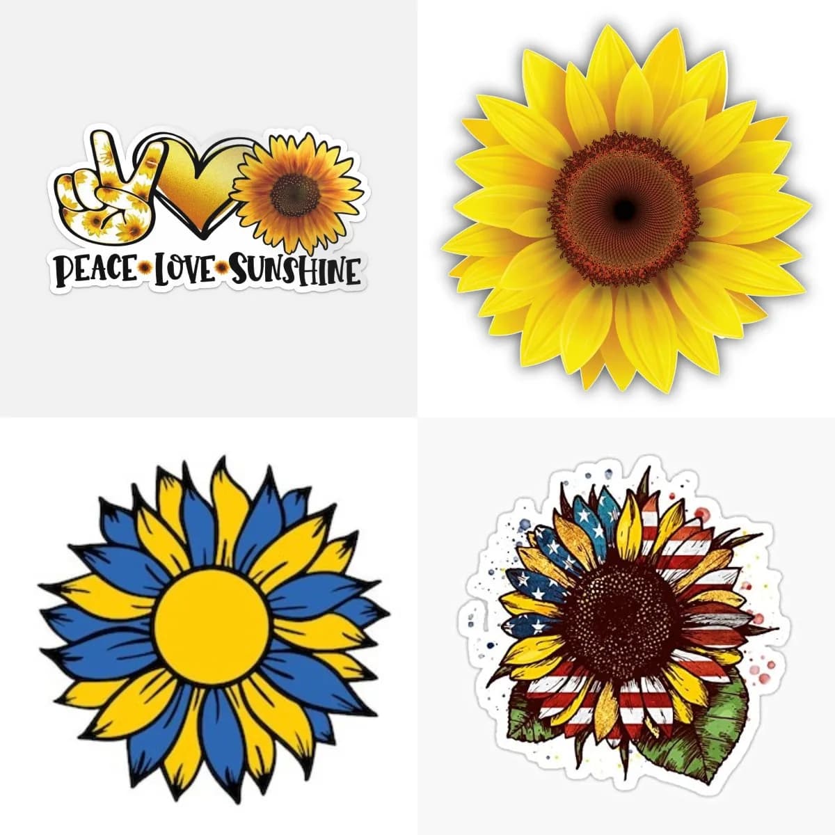 Adesivo Peace Love Decalcomania per paraurti per auto in vinile-CAR WINDSHIELD SUNSHADES Accessori adesivi