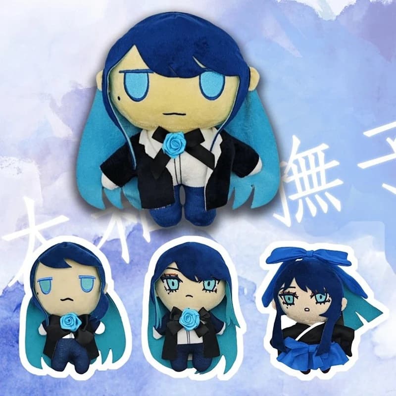 Ado Hibana Peluche 20 cm Bambola di cotone Blu Yamato nadeshiko Giocattolo Kawaii Tre modelli Regalo per un amico