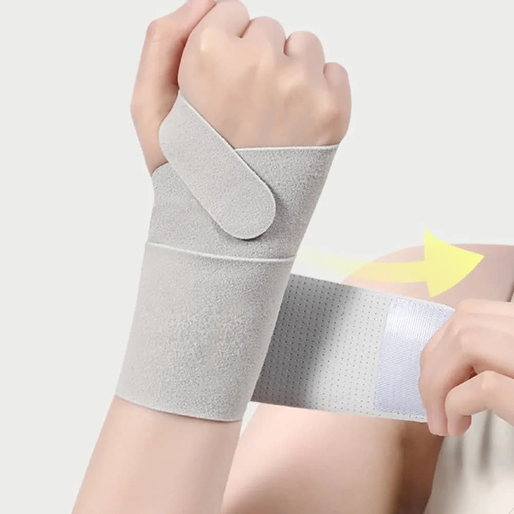 Supporto per Polso Elastico per Badminton, Protezione Morbida per Tendiniti e Pollice, Fascia Traspirante Portatile per Fitness