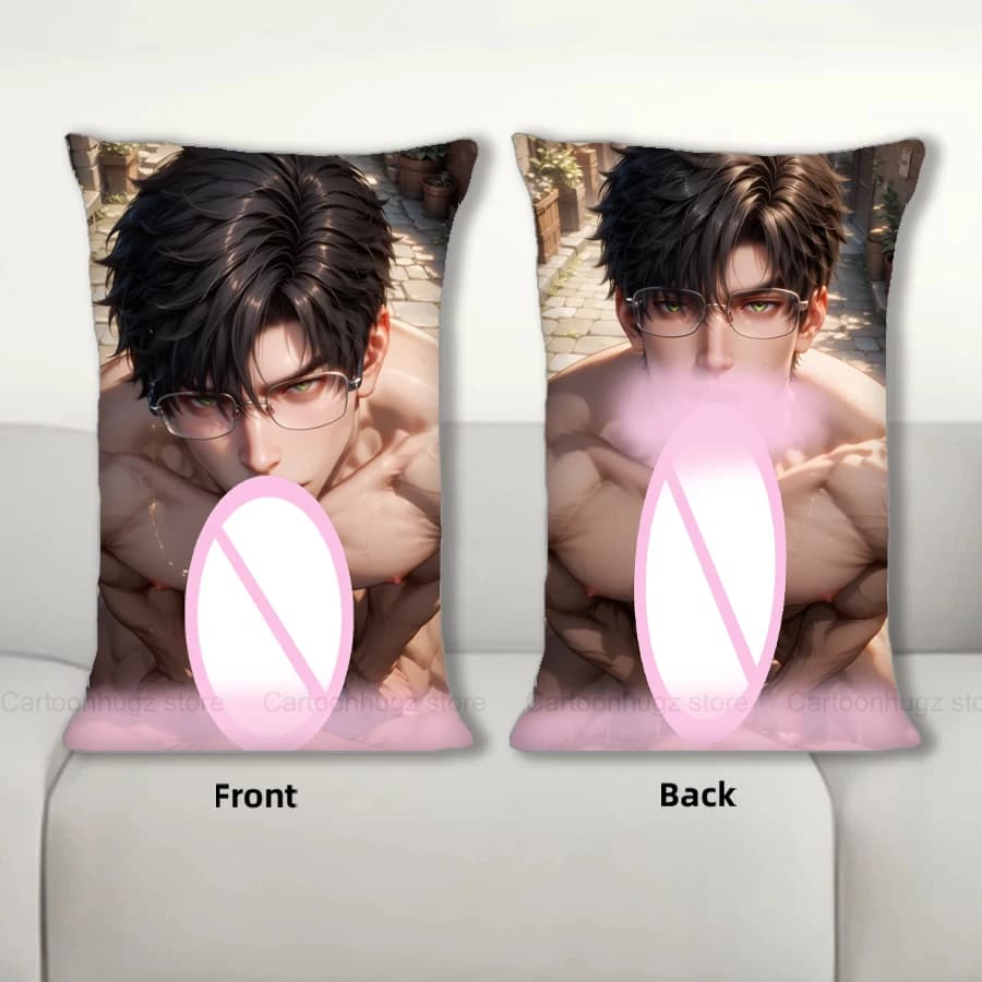 Dakimakura Anime Z-Man Zayn-e Federa per cuscino Cuscino per divano Stampa fronte-retro Federa per cuscino 40X60 cm