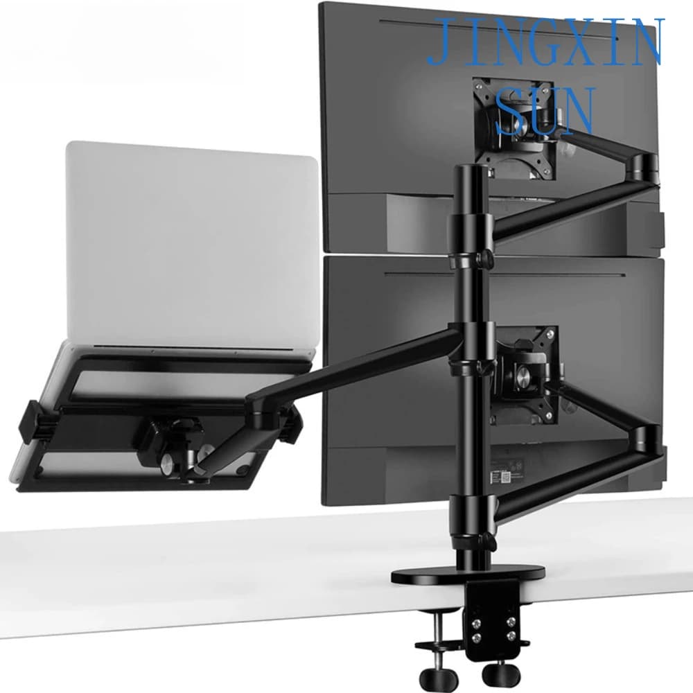 High Quality Versatile Other Computer Accessories Laptop Stand Dual Triple Monitor Arm with Tray