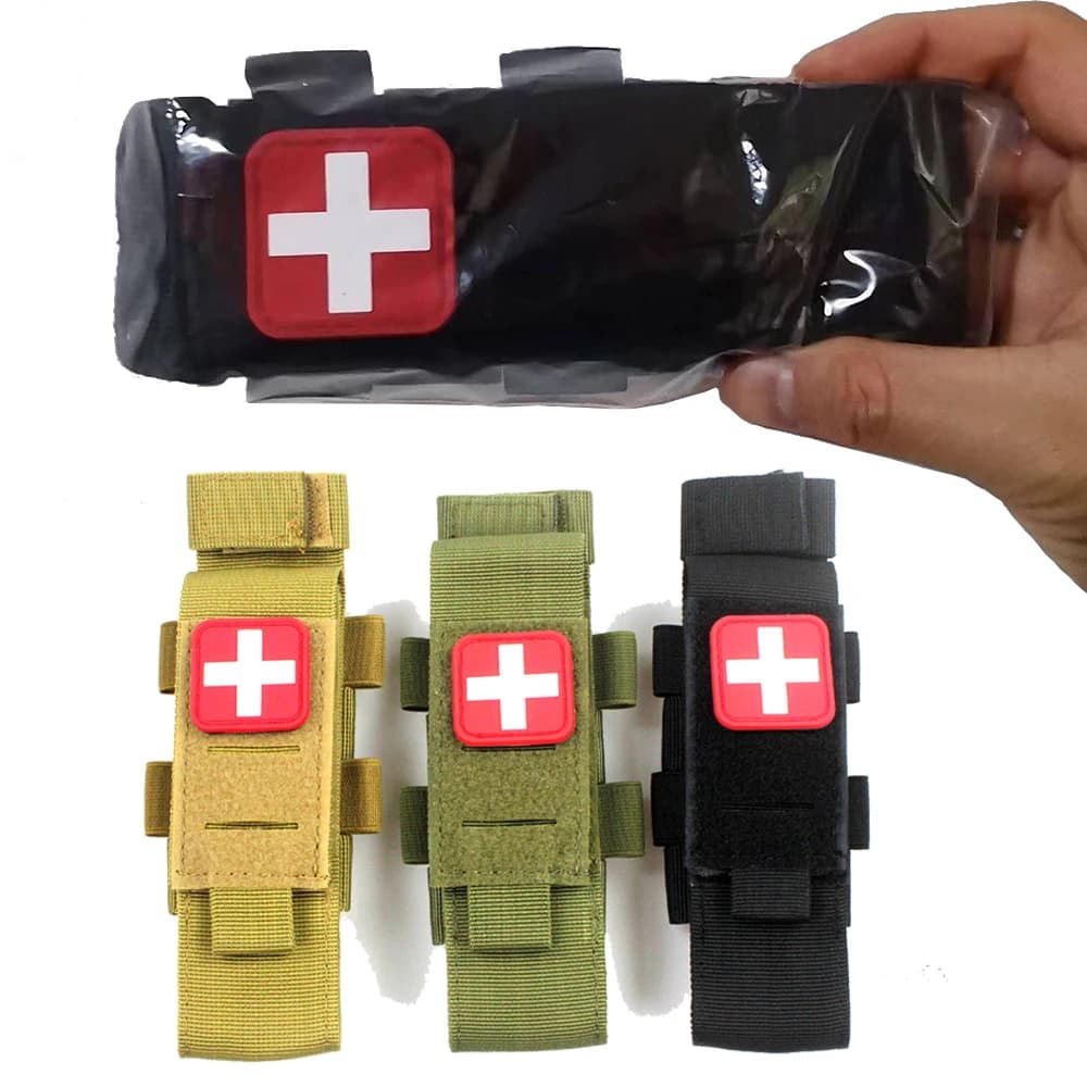 MOLLE laccio emostatico supporto per custodia Trauma Medical Shear EMT Storage Bag EDC Belt Pouch torcia fondina Medical Scissor Molle Pouch