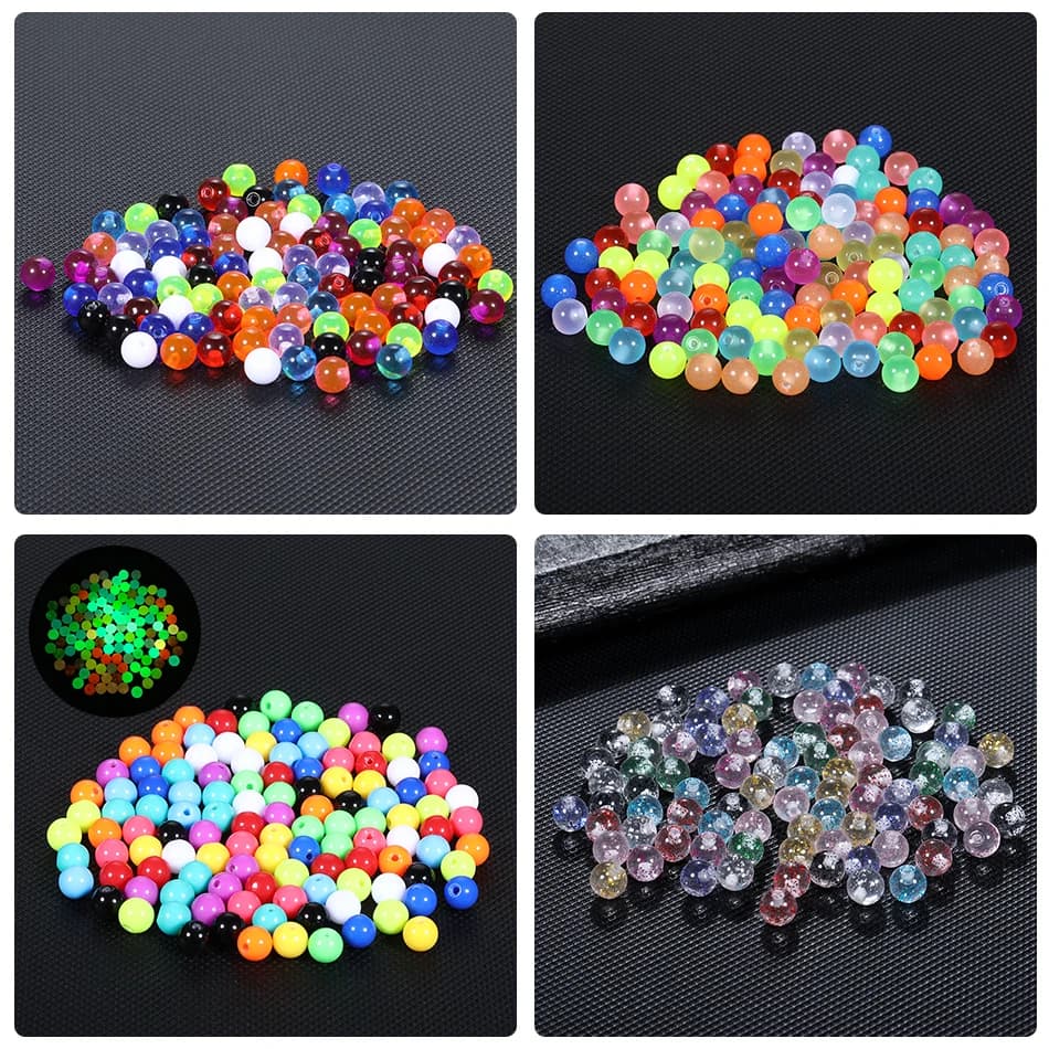 Commercio all'ingrosso acrilico 3MM 5MM 6MM glitter sfera sostituzione naso pancia bilanciere orecchino lingua sopracciglio labbro anello piercing gioielli per il corpo