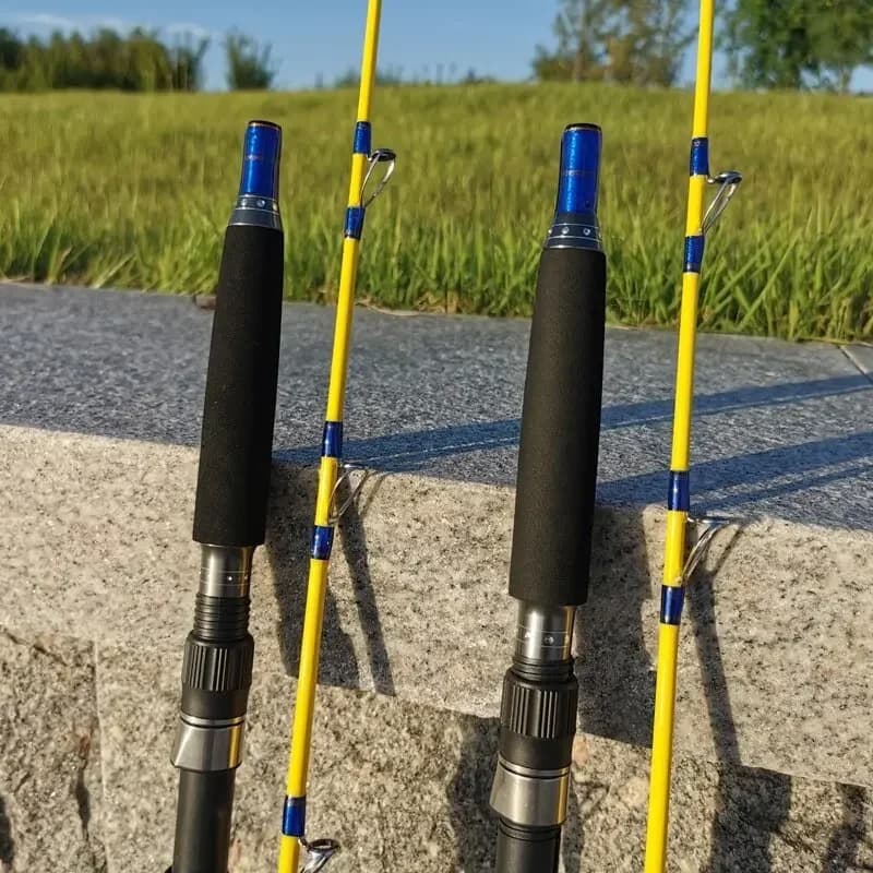 Goture Sea Rods Offshore Boat Fishing Rod Slow Shaking Iron Rod 1.6m 1.7m 1.9m One And A Half Boat Rod Lure Rods Anchor Rods