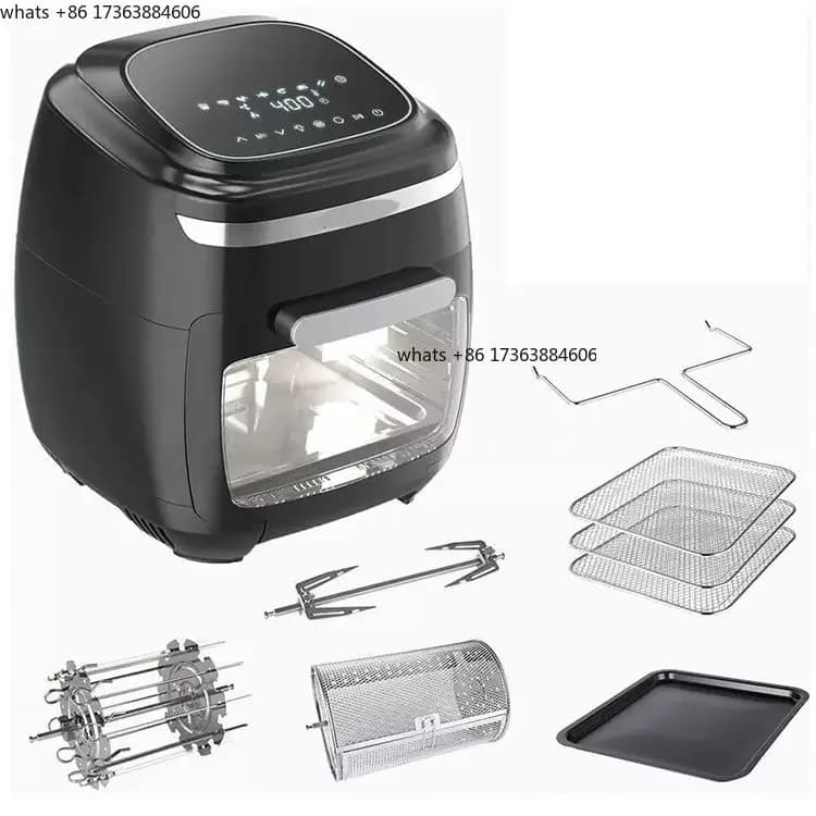 11L Big Size Air Fryer Transparent Glass Air Fryer Oven Toaster Oven Air Fryer