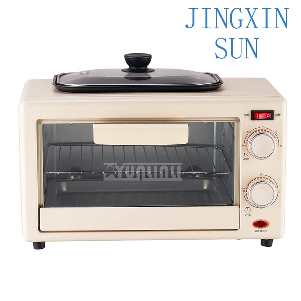 18L Electric Oven Grill Machine Multifunctional Cake Pizza Horno Bake Frying Pan