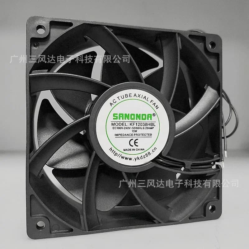 KF12038HBL 0.10A 0.2A Silent Charging Pile Server Cooling Fan 12038 for Manufacturer Wholesale