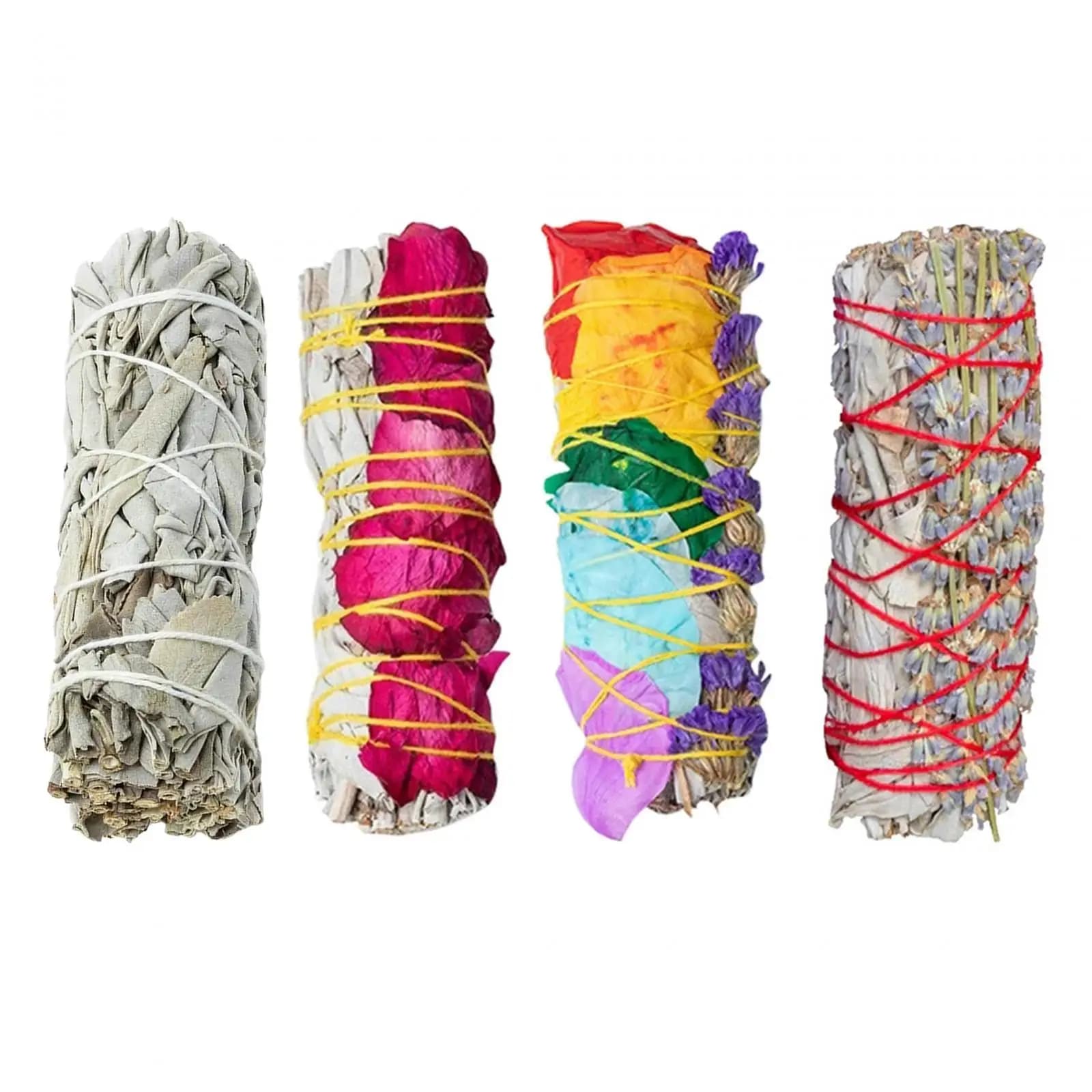 White Sage Smudge Stick Easy Use Natural Incense Kit for Meditation Housewarming and Yoga