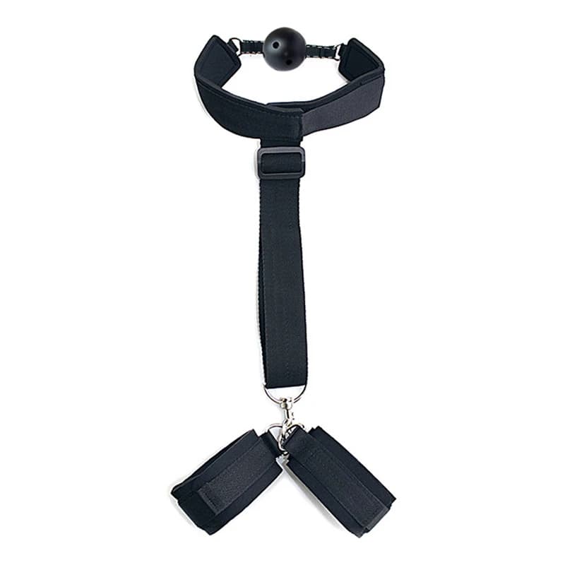 Giochi erotici per adulti BDSM Bondage Restrizioni Collare Mobili Giocattoli del sesso Kit per donne Coppie Schiavo Collo Manette Fetish Sex Shop