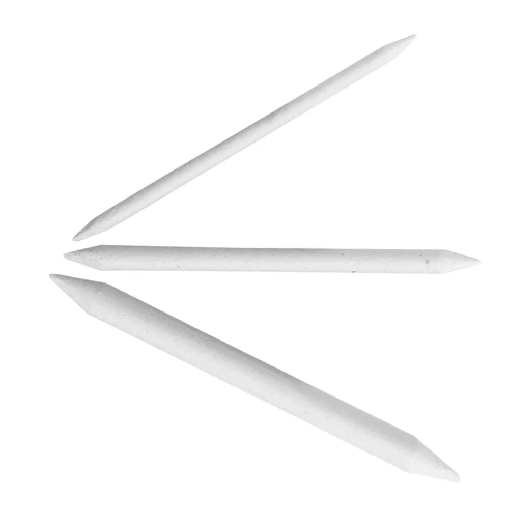 Set of 3 Design Paper Fans, Carbon and Matita Flaming Tools, Artists and Students Accessories