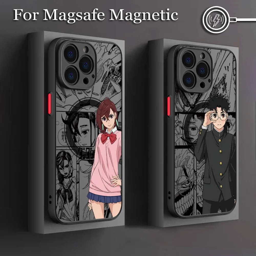 Anime Dan Da Dan Phone Case for iPhone 17 16 15 14 13 12 11 Pro Max Mini XR XS X 7 8 Plus Matte Magnetic Back Cover