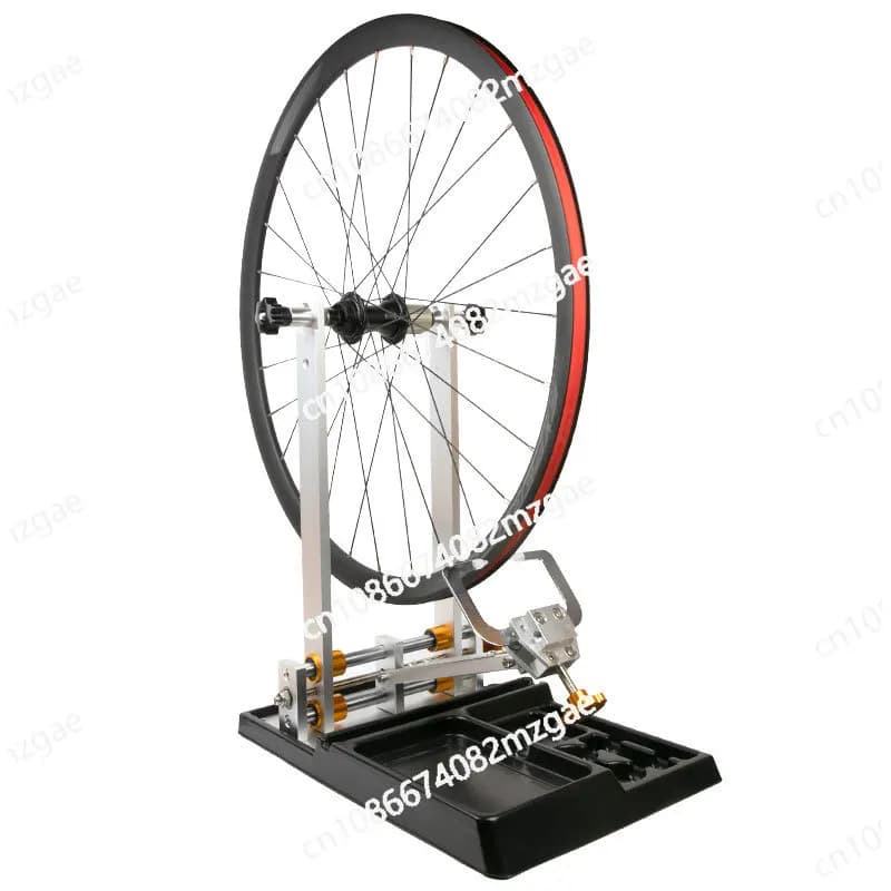 Tavolo di regolazione speciale per biciclette, base per contenitore portaoggetti, telaio di correzione per set di ruote, telaio di regolazione del cerchio e strumento per la lavorazione dei cerchi