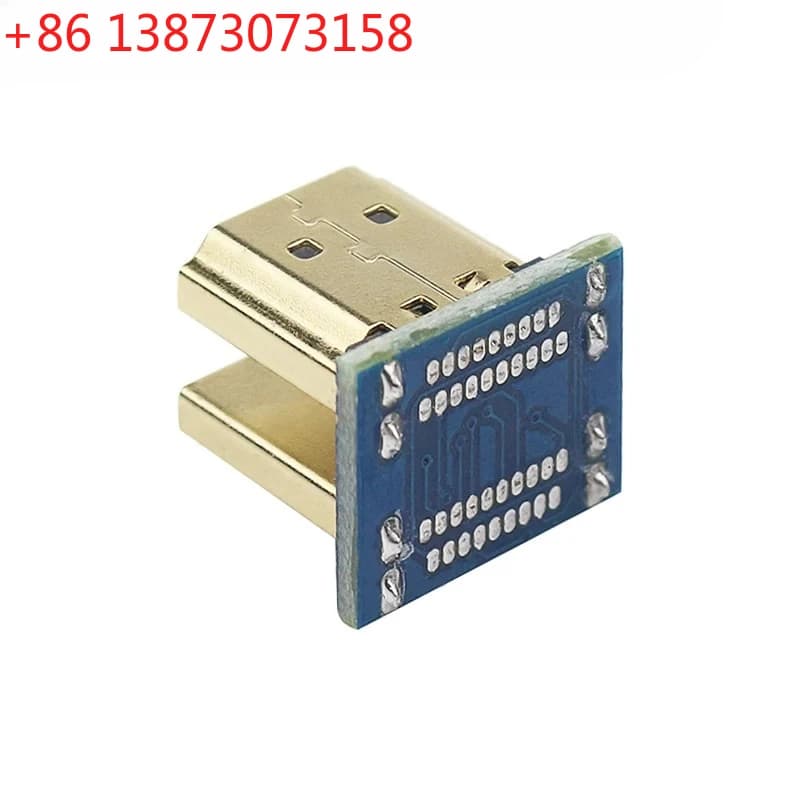 10PCS Raspberry Pi 4B/3B + Display Proiettore Adattatore HDMI Micro 1.4 Maschio Doppia Direzione