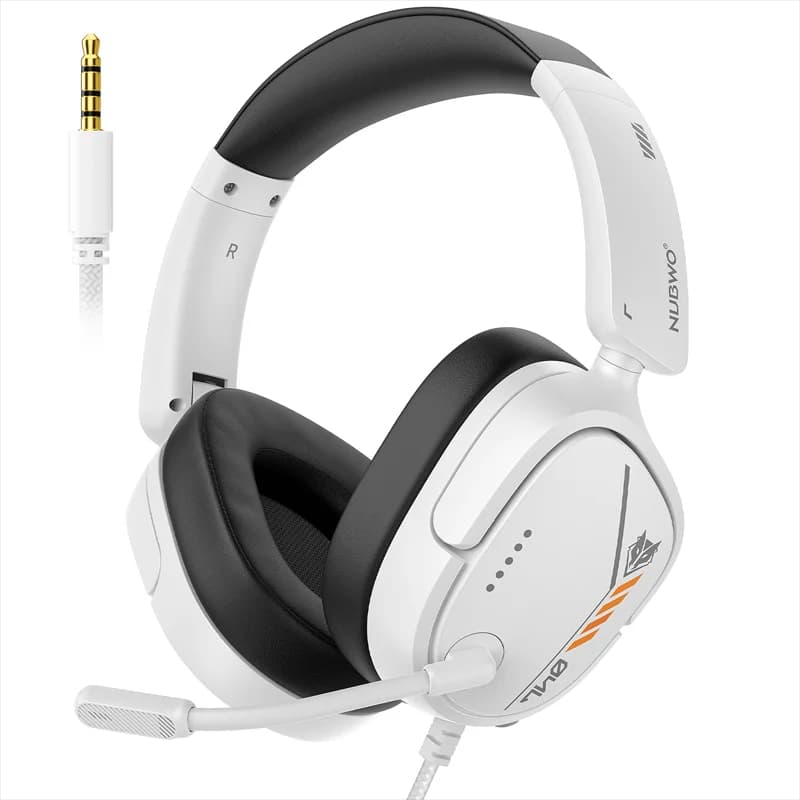 Cuffie da Gaming NUBWO HG04L, Leggere 250g, Microfono Unidirezionale Chiaro, Jack da 3,5mm per PS5/PS4 Xbox Series X | S/Xbox One Switch