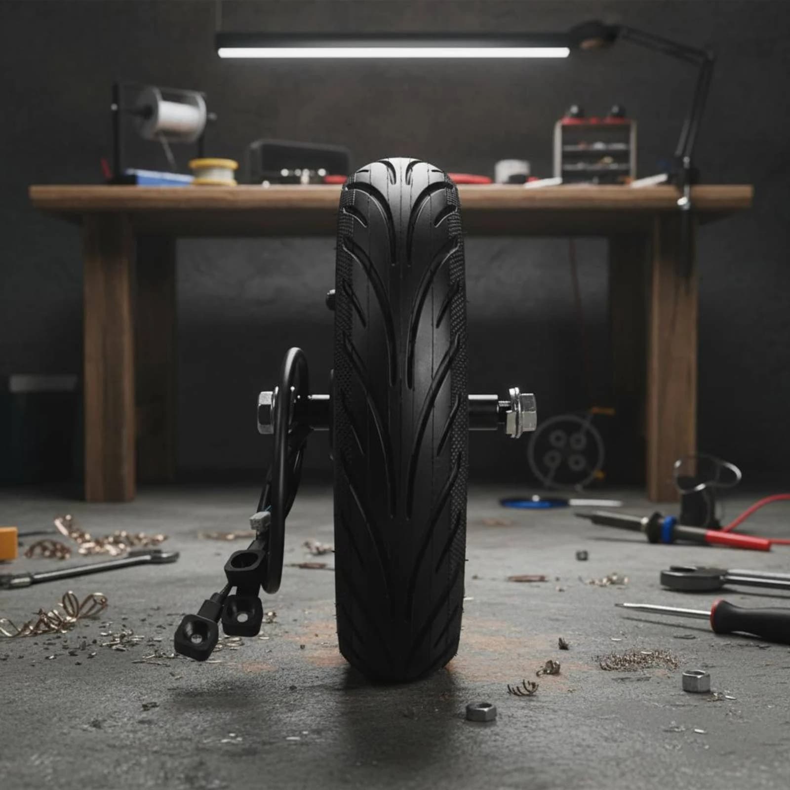 450W Rear Wheel Drive Unit Pneumatic Tire Electric Scooter Rear Wheel Drive Unit Drive Part High Power Mobility Accessory