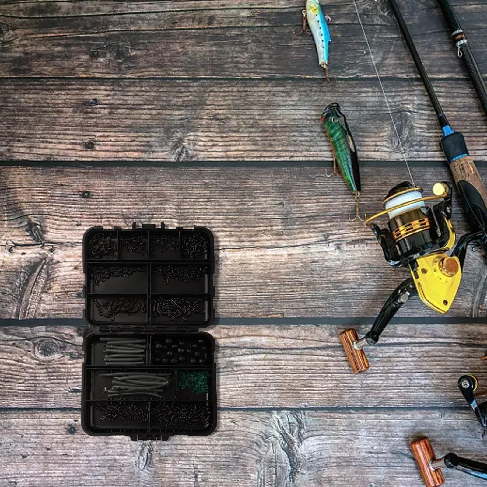 Carp Fishing Equipment Plastic Robust Plastic Safety Box Girelle Functional Hair Not Easy to Be Scrapped Practical