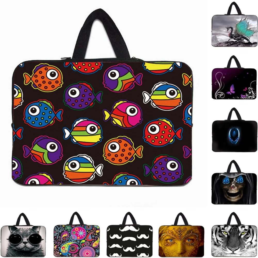 Borsa per Laptop 15.6/17 Pollici in Neoprene, Custodia per Computer, Borsa a Mano, Cover per Laptop, Borse per Macbook Air M3 13 Pro 14 16 OnePlus Pad 3 13.2